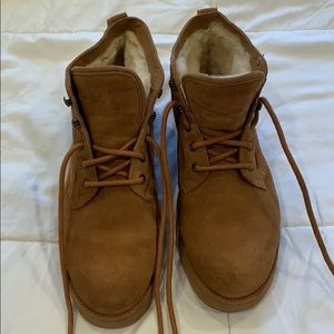 Ugg Chestnut lace up boots